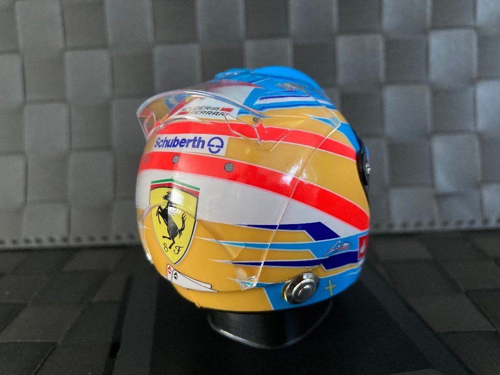 ✅ Fernando Alonso 2012 1:5 helm Ferrari F1 Spark Formule 1, Verzamelen, Ophalen of Verzenden, Nieuw, Formule 1