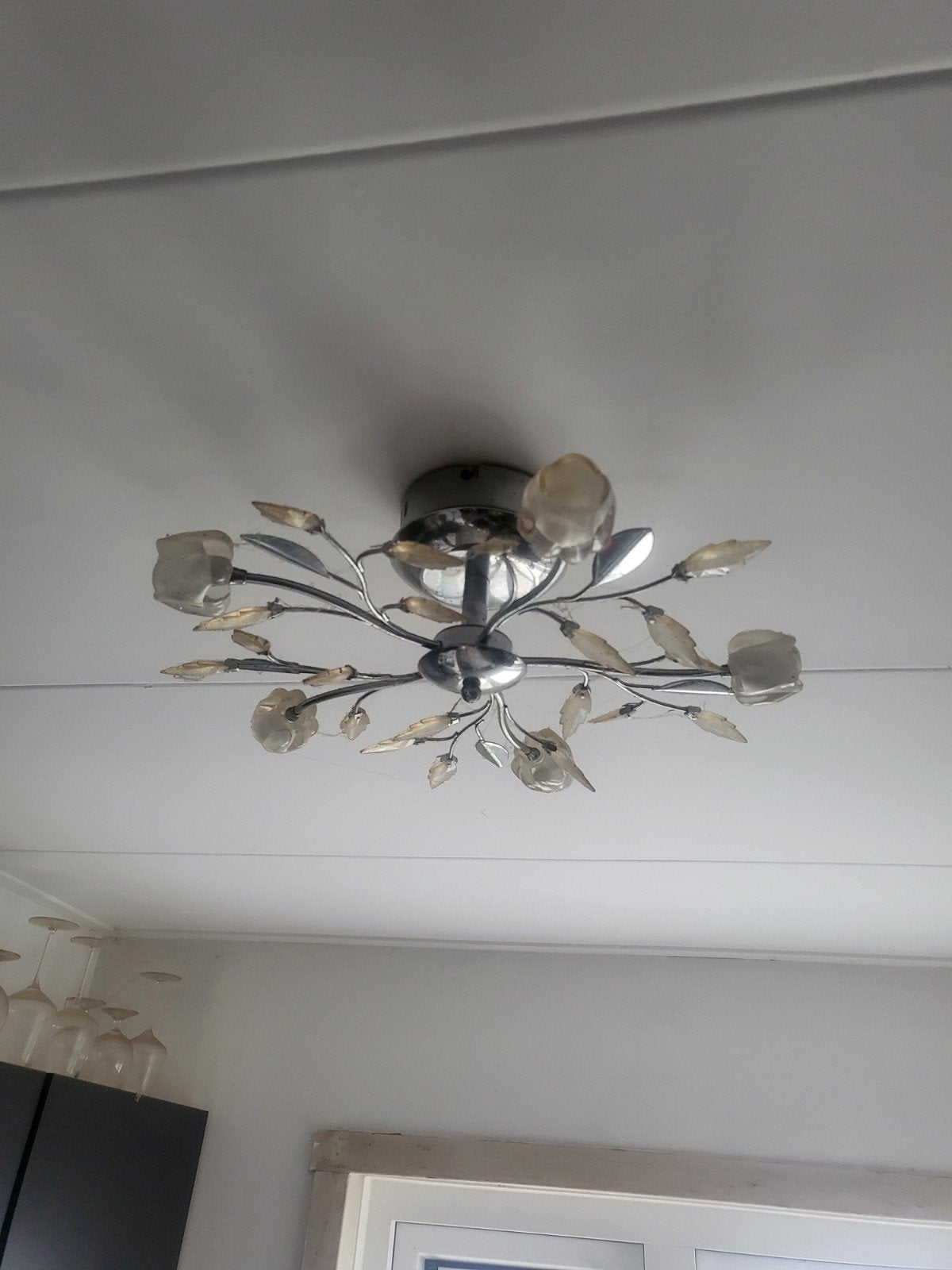 luxe kleine plafondlamp lamp eric kuster stijl, Ophalen, Zo goed als nieuw