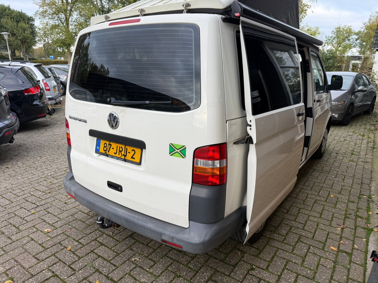 vw transporter 1.9 tdi 5 zir plaatsen trekhaak aitco, Buscamper of Camperbus, Raamblindering, Ringverwarming, Volkswagen