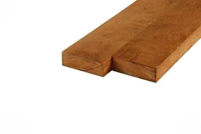 Hardhouten liggers 5 x 15 x 500 cm Hardhout € 64,25, Ophalen, Palen, Nieuw, Hardhout