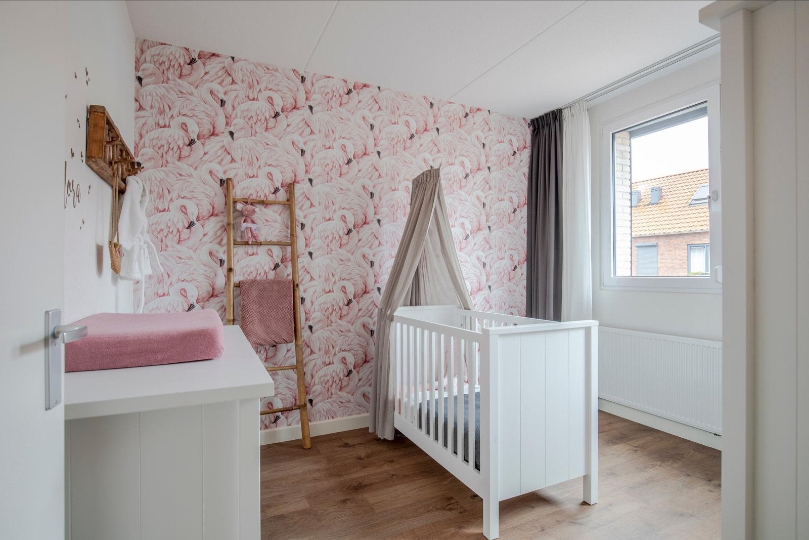 Complete babykamer: ledikant, commode en kledingkast, Kinderen en Baby's, Kinderkamer | Complete kinderkamers, Ophalen, Gebruikt