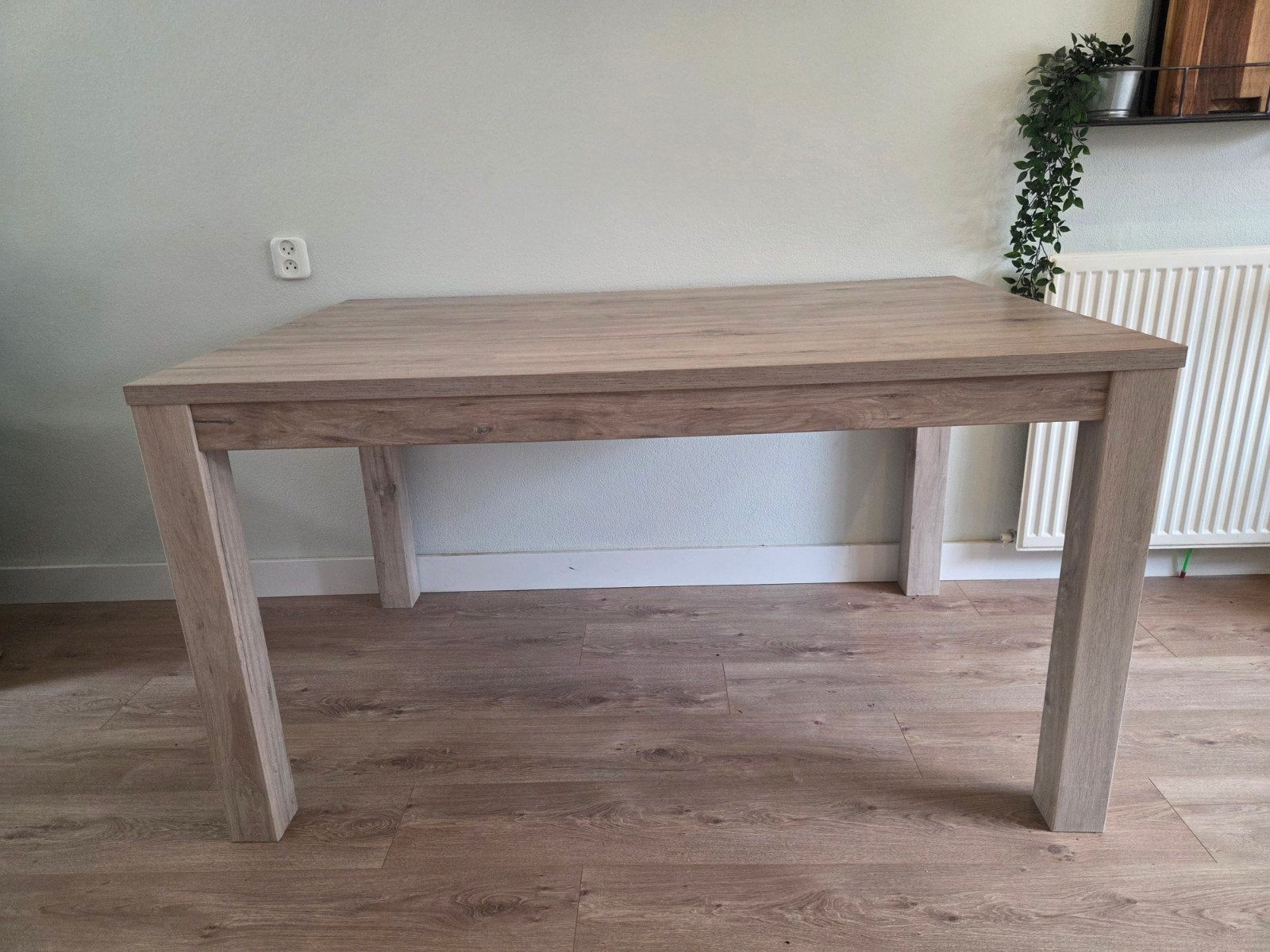 Leen Bakker eettafel 140x90x77 cm, Huis en Inrichting, Tafels | Eettafels, Ophalen, Gebruikt, 100 tot 150 cm, 50 tot 100 cm
