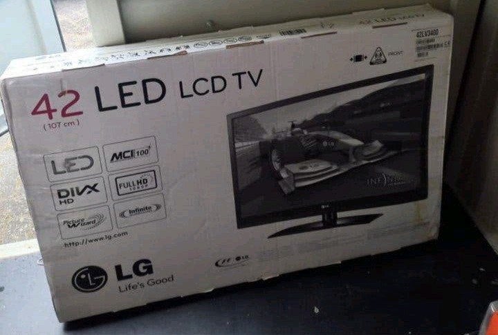 Nieuw LG 42 inch Full HD LED LCD TV (107 cm), Ophalen, 100 Hz, 100 cm of meer, LG