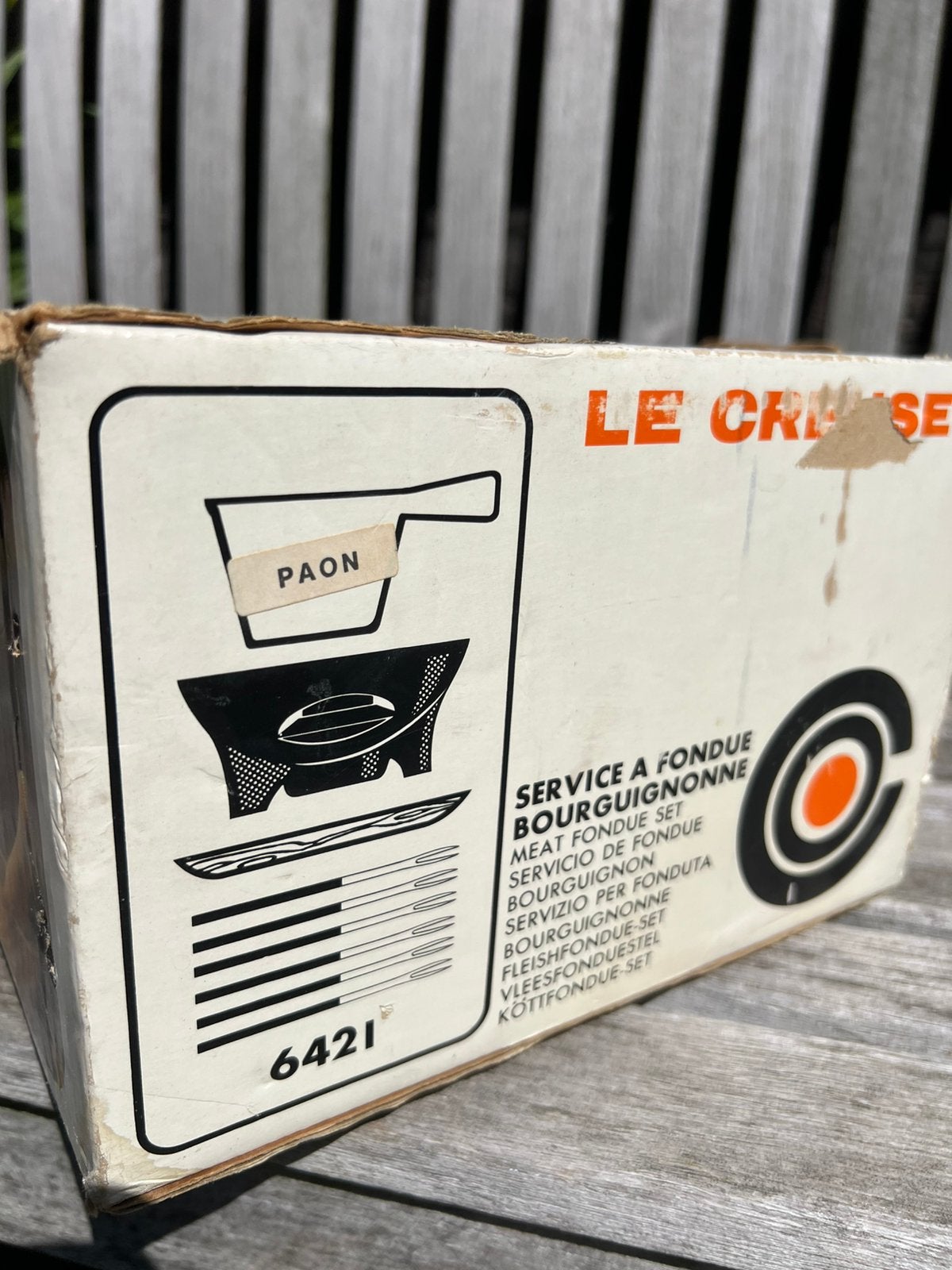 Le Creuset Paon set in de doos, Gietijzer, Overige typen, Met handvatten, Le Creuset