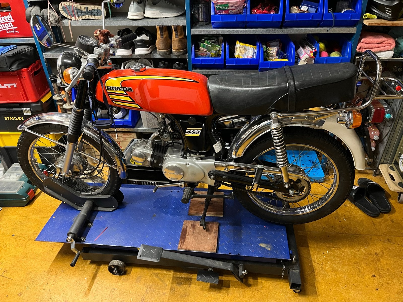 Hydraulische Scooter-/brommer werkbrug/heftafel, Ophalen, Overige typen