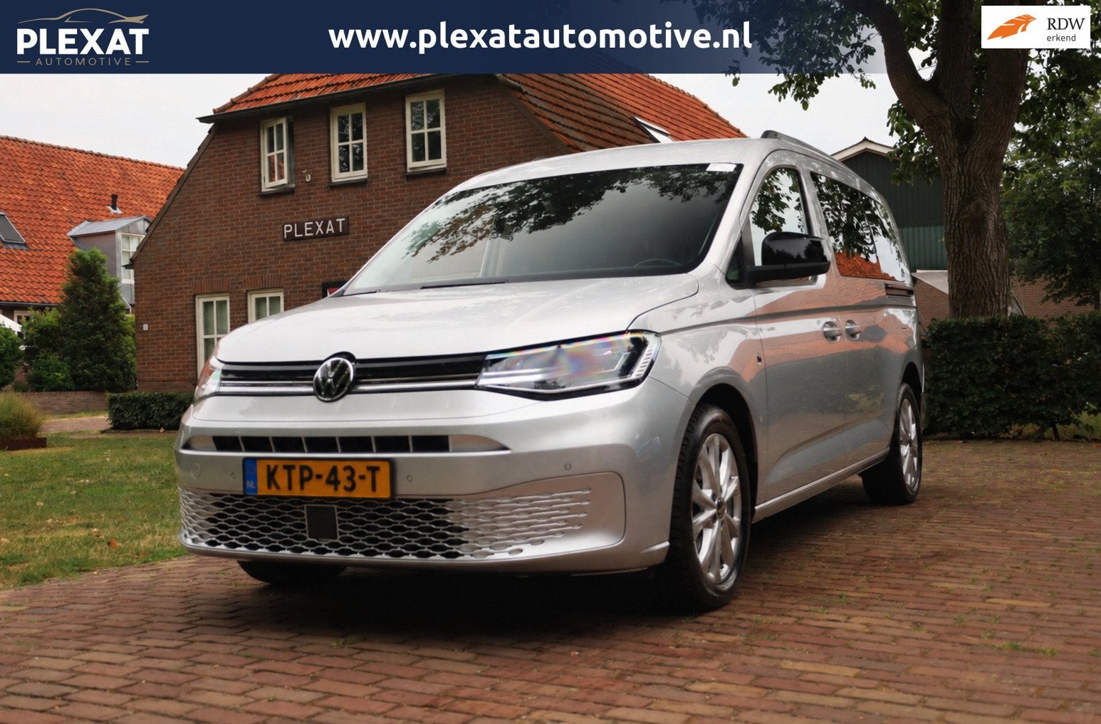 Volkswagen Caddy Maxi 1.5 TSI 7-Persoons DSG. | Adaptieve Cr, Stof, 4 cilinders, Lichtsensor, 7 stoelen