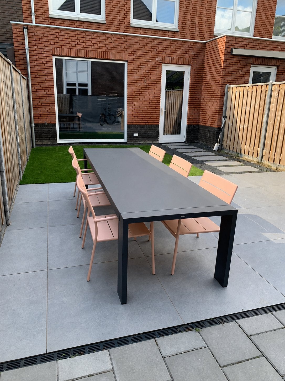 Borek Low dining tuinset, Ophalen, Eettafel, 6 zitplaatsen, Zo goed als nieuw
