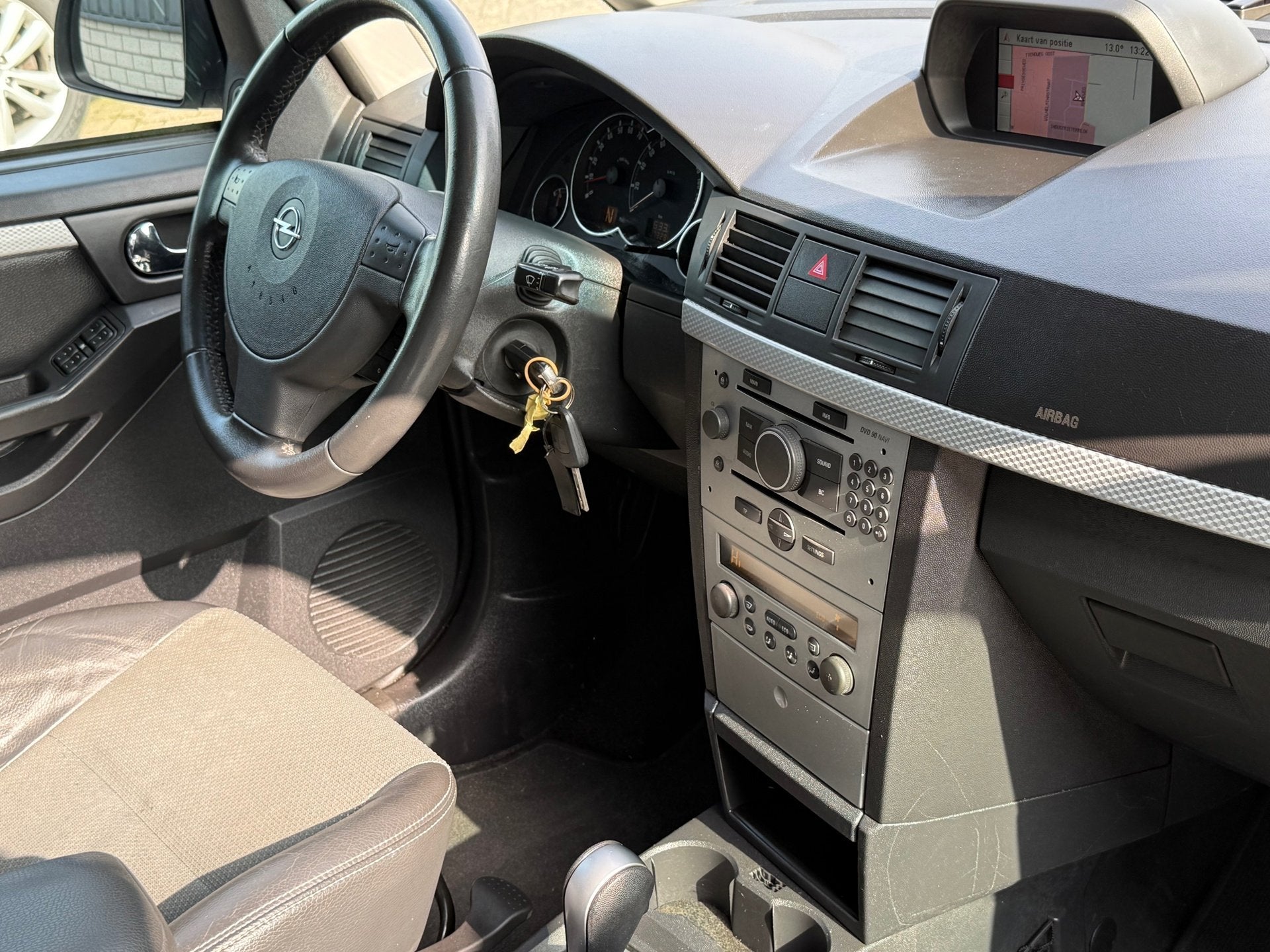 Opel Meriva 1.6-16V Cosmo Automaat Navi Airco Pdc Nieuwe Apk, Auto's, Opel, Parkeersensor, 15 km/l, Gebruikt, 4 cilinders