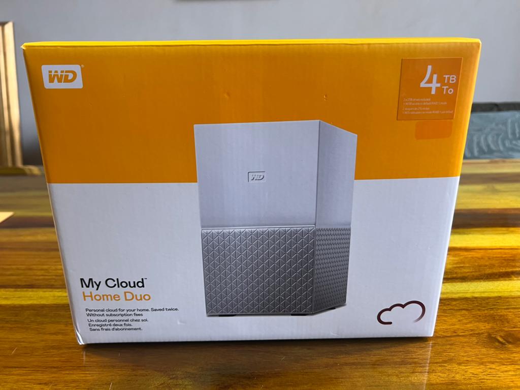 WD My Cloud Home Duo 4TB ongebruikt, 10x15x20cm ongeveer, Server, Nieuw, Ophalen of Verzenden