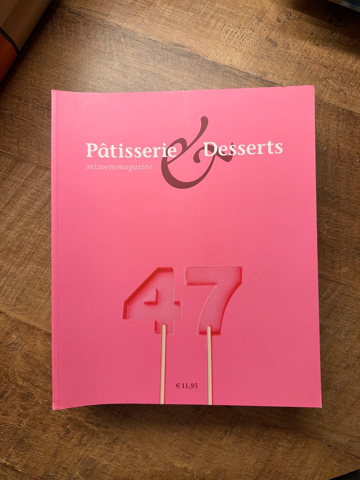 Pâtisserie & Desserts Seizoensmagazine - Nummers 36 t/m 47, Ophalen, Zo goed als nieuw, Europa, Taart, Gebak en Desserts