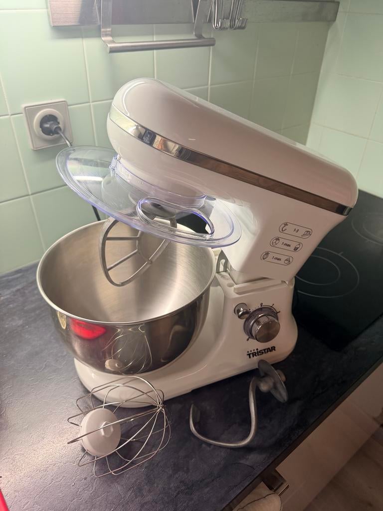 Tristar mixer met 3 opzetstukken - Zo goed als nieuw, Witgoed en Apparatuur, Keukenmixers, Zo goed als nieuw, 4 liter of meer