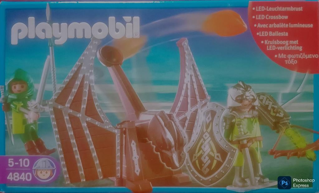 Knights Groene Drakenridders Met Katapult 4840, Kinderen en Baby's, Speelgoed | Playmobil, Ophalen of Verzenden, Zo goed als nieuw