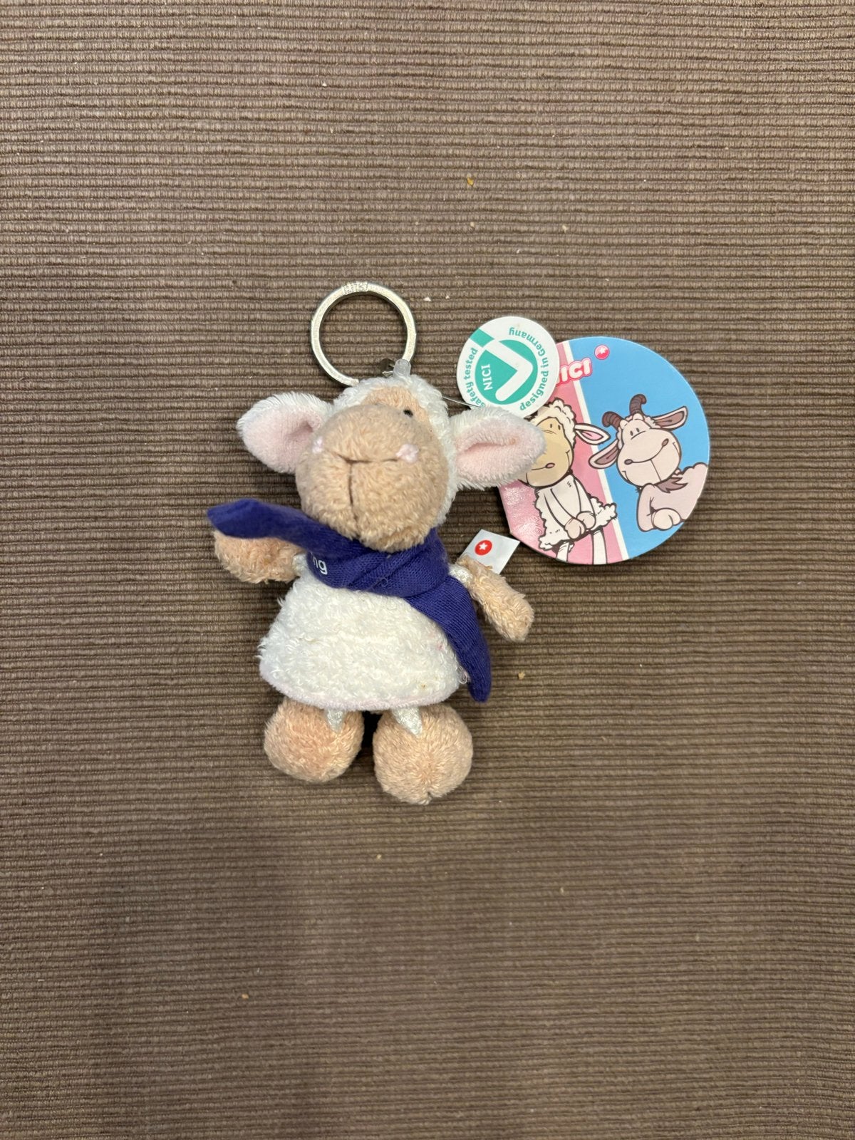 NICI Schaap Sleutelhanger - Nieuw met label, NICI, Overige karakters, Overige typen, Nieuw