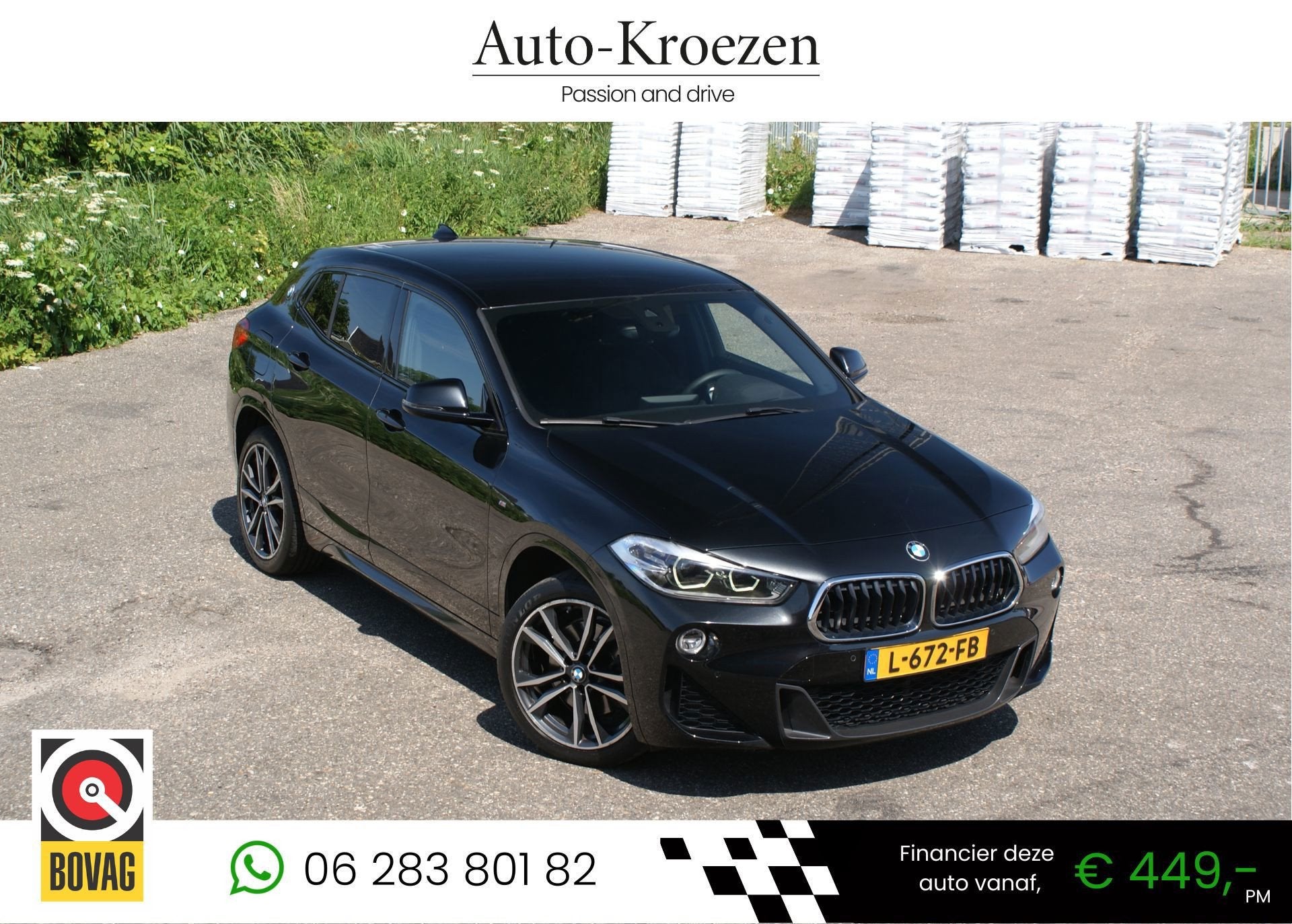 BMW X2 SDrive20i | M Pakket | Head Up | Sfeer verlichting |, Auto's, BMW, 1998 cc, X2, Alcantara, Zwart