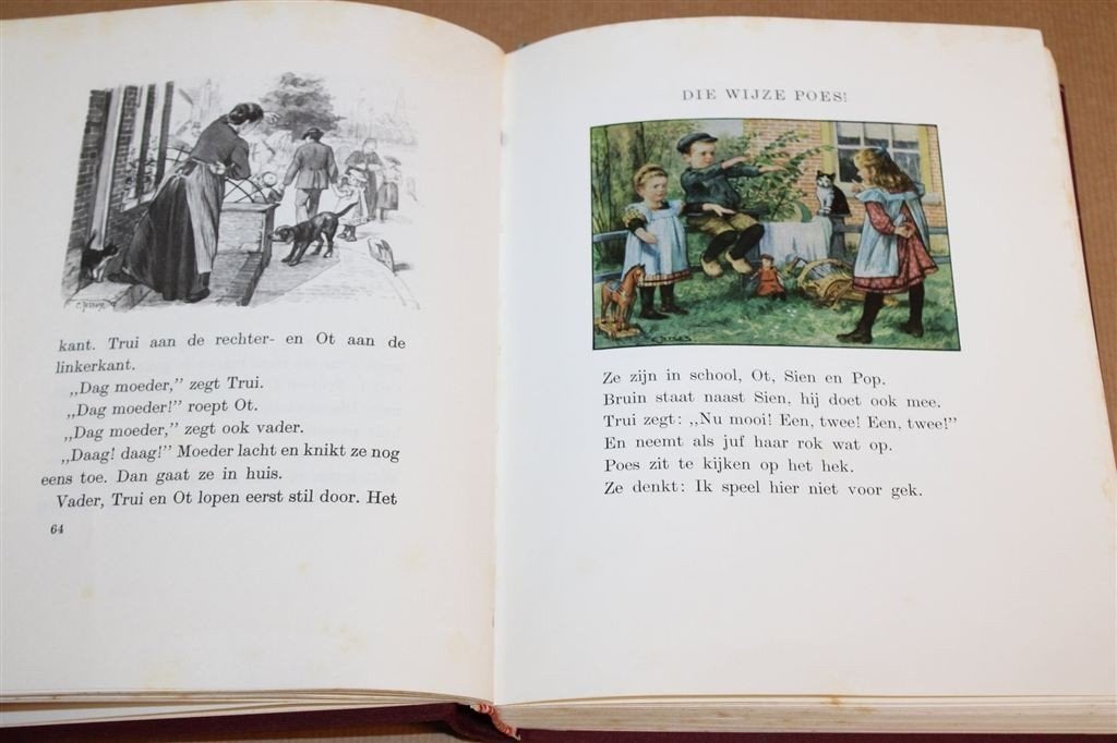 Het Boek van Ot en Sien — Jetses Illustraties 1973, Boeken, Prentenboeken en Plaatjesalbums, Ophalen of Verzenden, Gelezen