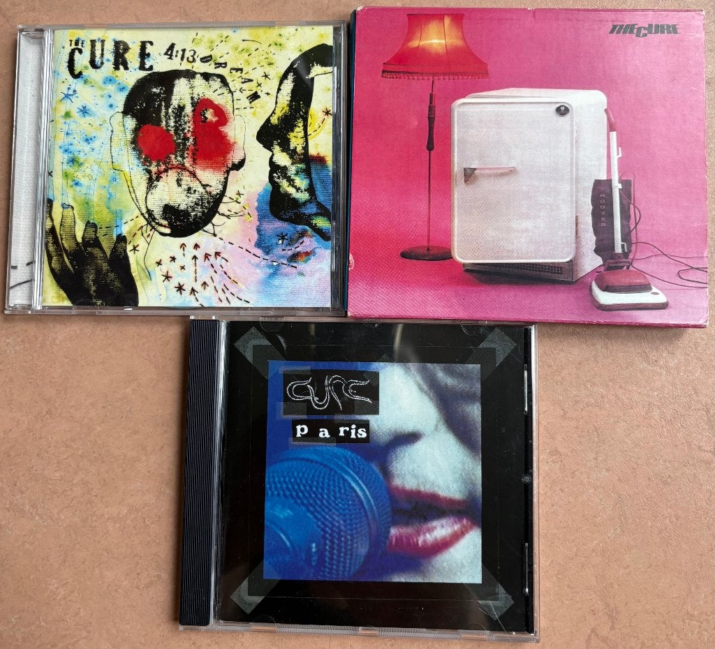3 x The Cure, Ophalen of Verzenden, Rock, Album, Inclusief boekje