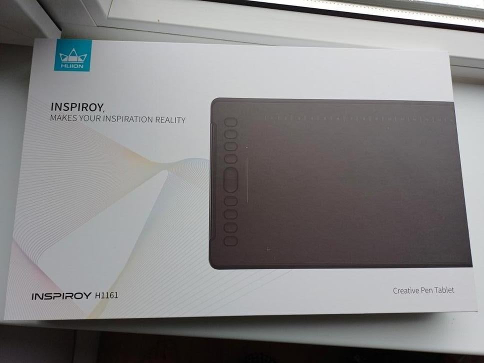 Huion Inspiroy H1161 Creative Pen Tablet -in doos, Ophalen of Verzenden, Zo goed als nieuw, Bedraad, Huion