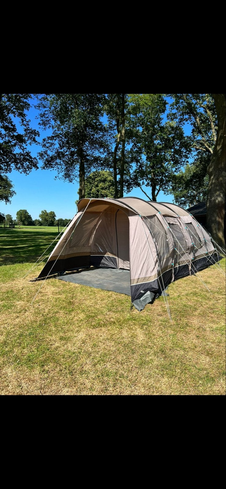 Mooie Vrijbuiter Outdoor 4 persoons tunneltent, Caravans en Kamperen, Tenten, Ophalen, Gebruikt, Tot en met 4