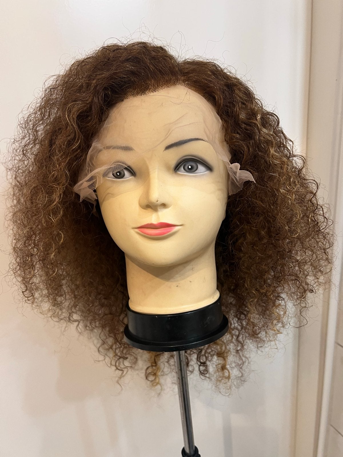 Prachtige echt haar lace wig 13x6 16 inch, Sieraden, Tassen en Uiterlijk, Verzenden, Nieuw, Pruik of Haarverlenging