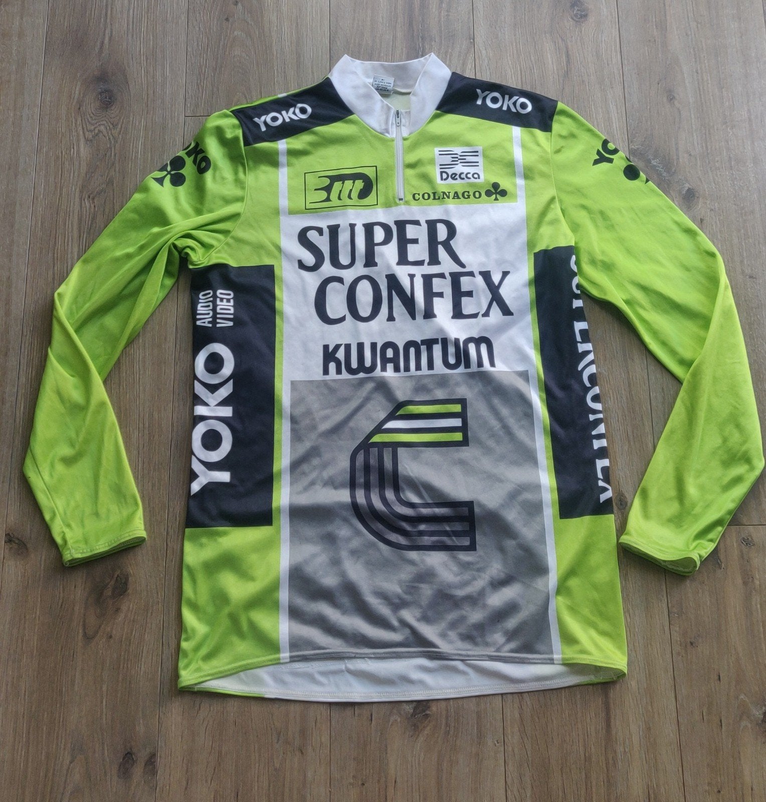 Wielershirt Superconfex Kwantum, Ophalen of Verzenden, Gebruikt, Kleding