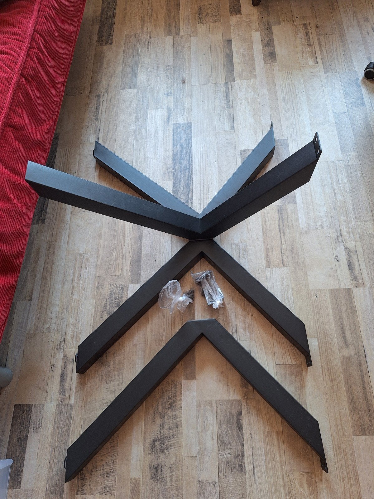 Matrix tafelpoten, X stalen spin tafelpoten, Ophalen, Tafelpoot, Rond, 50 tot 100 cm