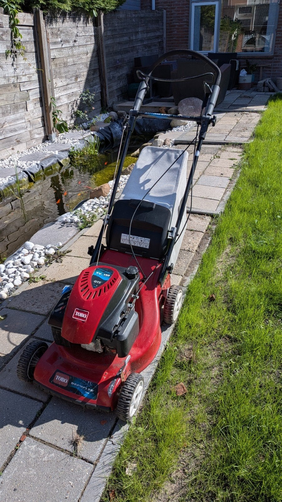 toro tx-159 grasmaaier, Ophalen, Gebruikt