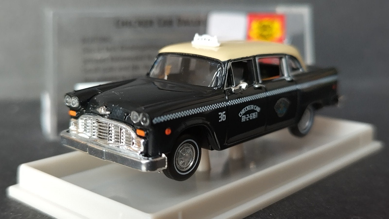 Checker Cab Taxi Dallas 1:87 H0 Brekina Pol, Auto, Verzenden, Nieuw, M