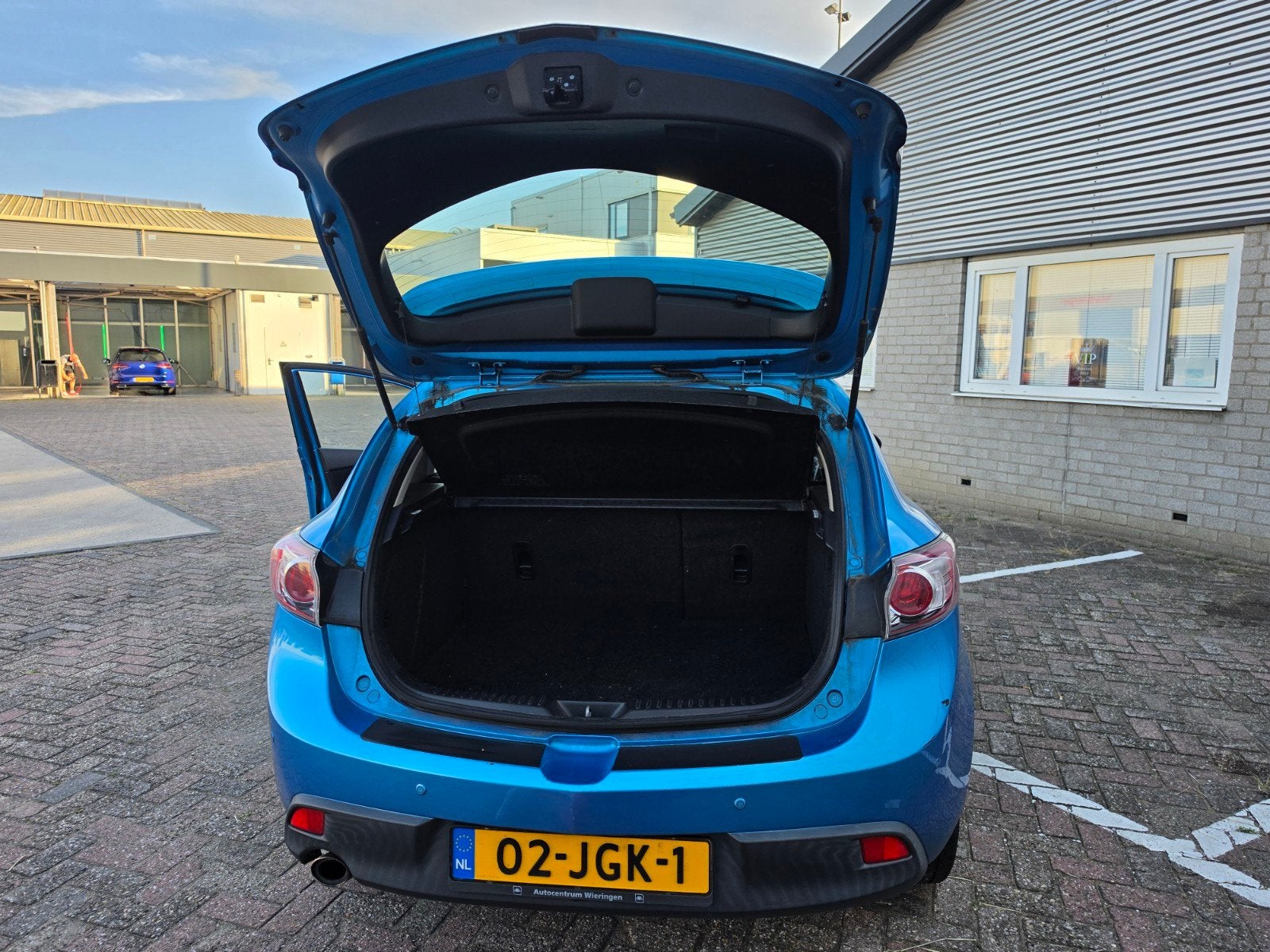 Mazda 3 1.6 Sport 2010 Blauw, Auto's, Voorwielaandrijving, 4 cilinders, Blauw, Origineel Nederlands