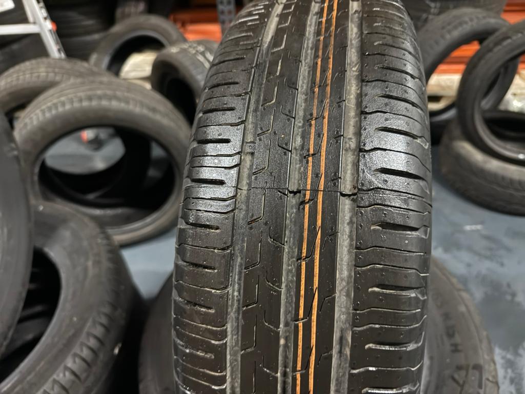 4x Continental EcoContact 6 185/65 R15 DOT3525, 15 inch, Nieuw, Band(en), Personenwagen