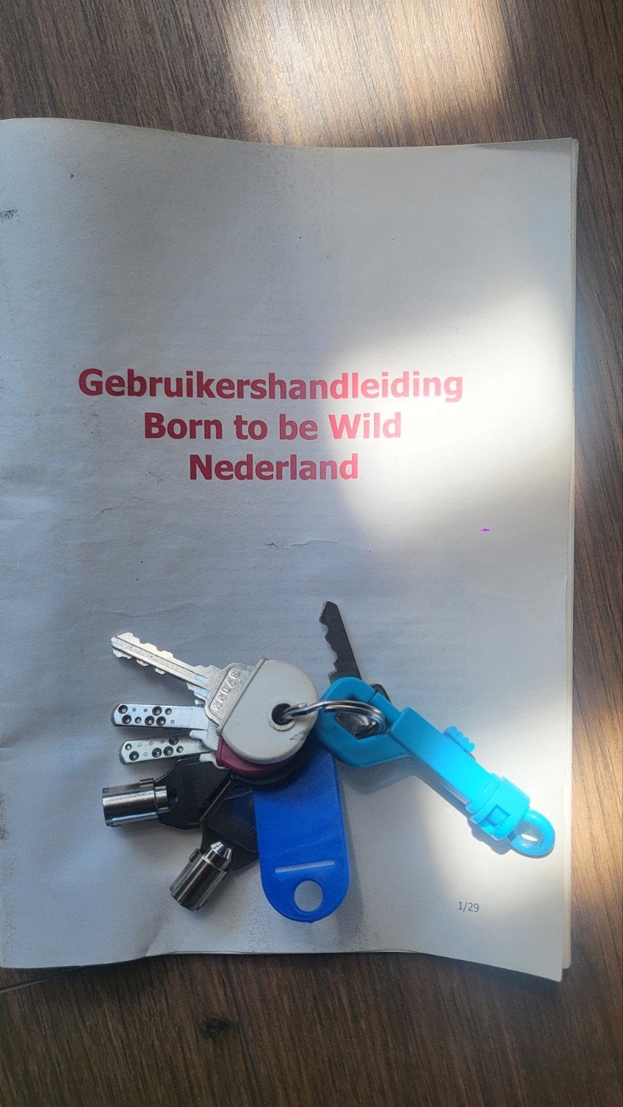 Zeer nette born to be wild, Euro, Ophalen of Verzenden, Zo goed als nieuw, Met sleutels