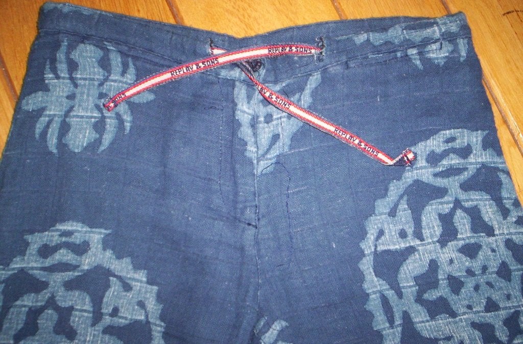 REPLAY broek batik blauwmaat 116, Kinderen en Baby's, Ophalen of Verzenden, Gebruikt, Meisje, Broek