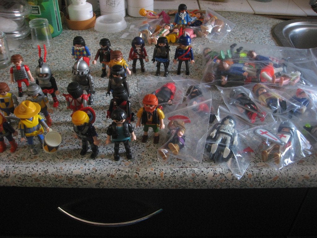 Diverse Playmobil poppetjes, Ophalen of Verzenden, Zo goed als nieuw, Losse onderdelen, Figuren