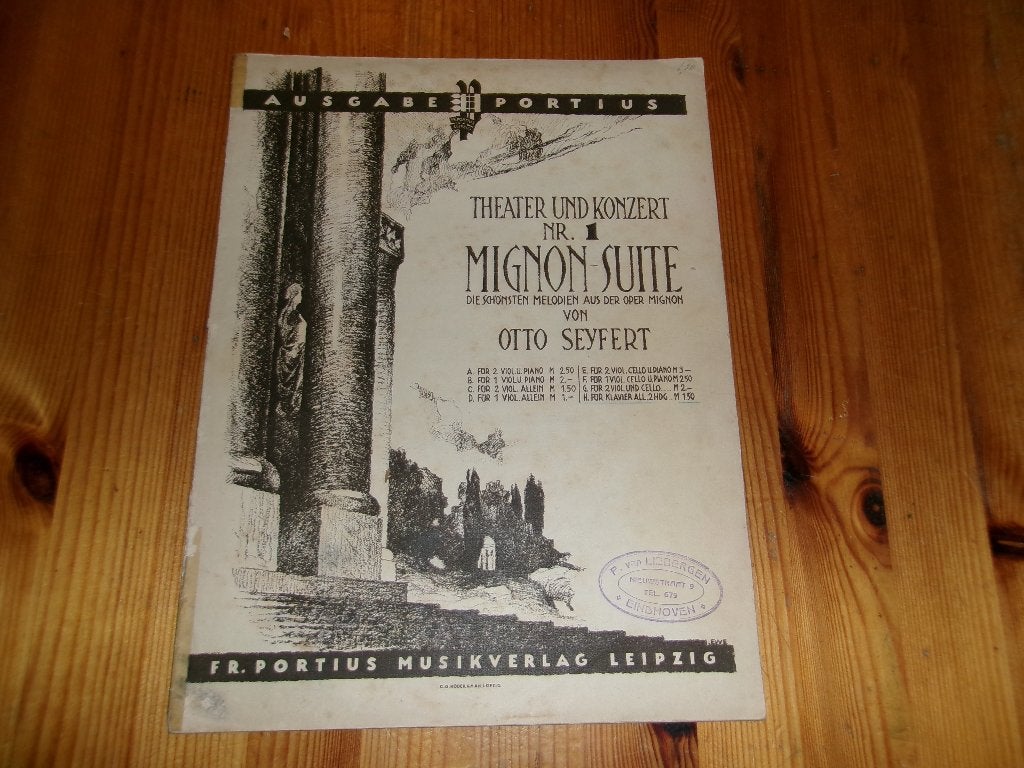 Otto seyfert - mignon suite, Gebruikt, Klassiek, Ophalen of Verzenden, Artiest of Componist