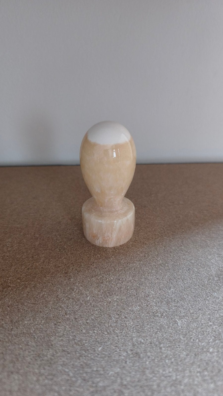 Decoratieve marmeren bol op voetstuk, Antiek en Kunst, Ophalen of Verzenden