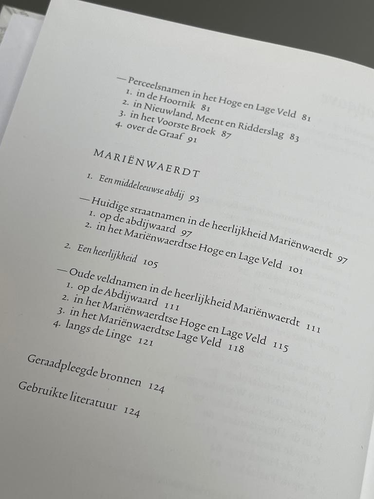 Langs velden en wegen. Straat- en perceelsnamen van Beesd, Boeken, Ophalen of Verzenden, 20e eeuw of later, Zo goed als nieuw