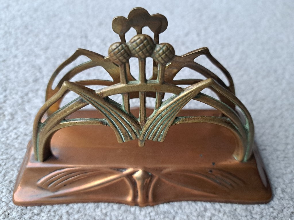 art deco enveloppenhouder, Ophalen of Verzenden