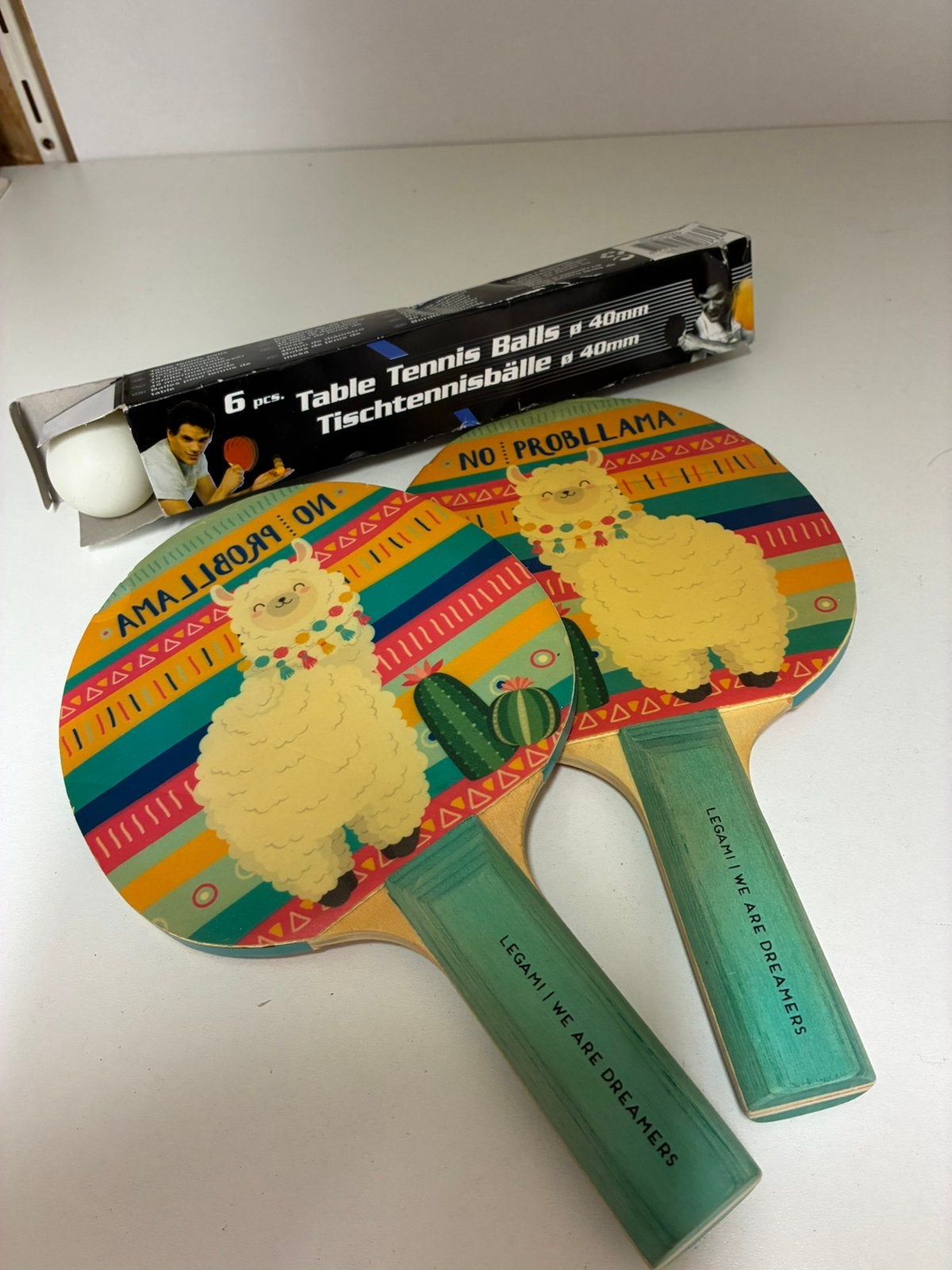 Beach Ball Tennis Set met 5 Ballen in doosje, Ophalen of Verzenden, Zo goed als nieuw