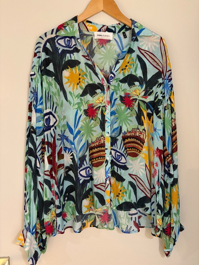 Blouse Pom Amsterdam maat 40, Maat 38/40 (M), Zo goed als nieuw, Pom Amsterdam, Verzenden