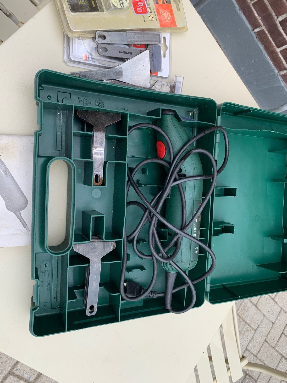 Bosch PSE 180 E Multitool met accessoires, Doe-het-zelf en Verbouw, Ophalen of Verzenden, Gebruikt