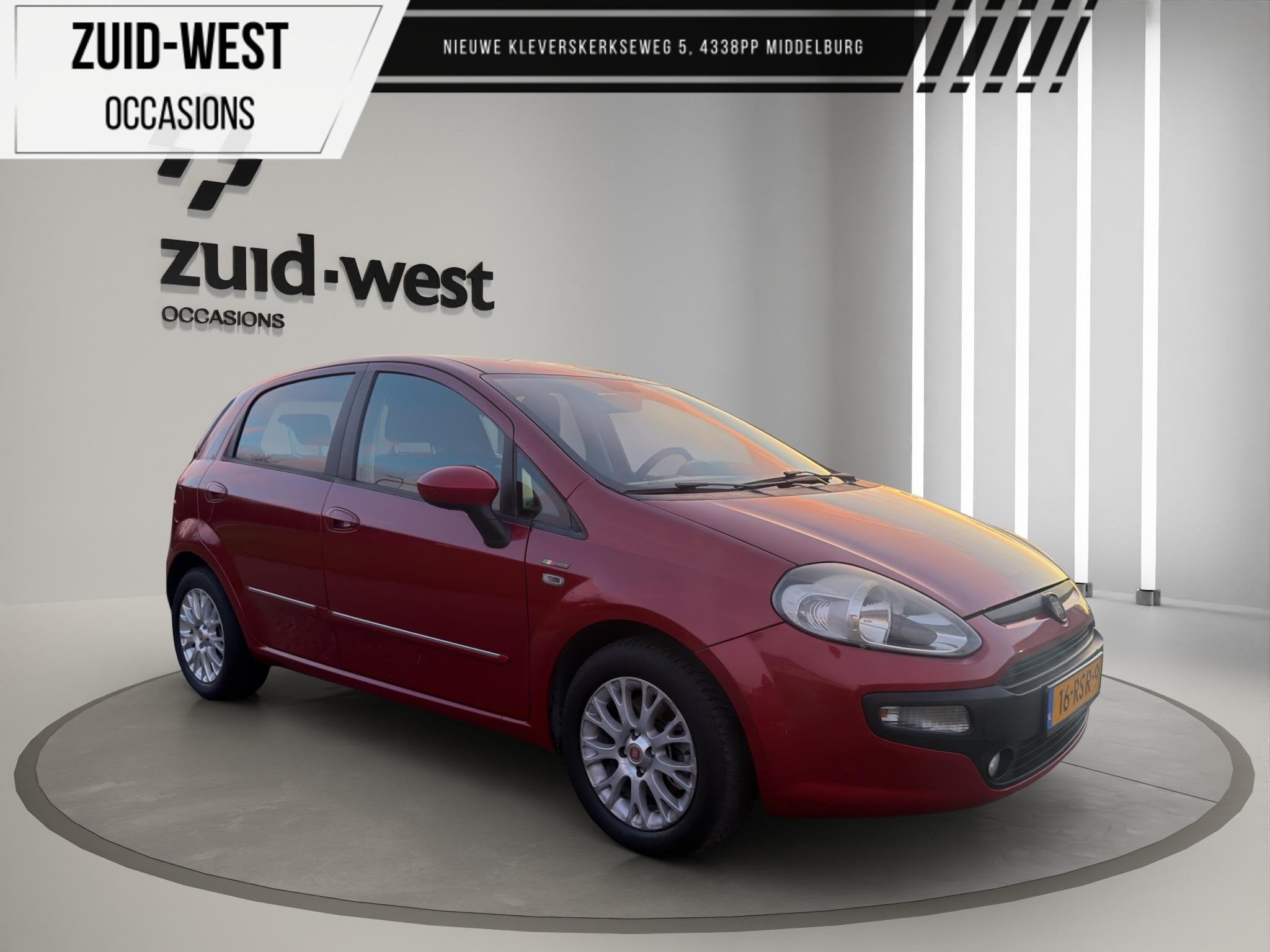 Fiat Punto Evo 1.3 M-Jet Dynamic Airco, Auto's, Fiat, Voorwielaandrijving, Euro 5, Gebruikt, 4 cilinders