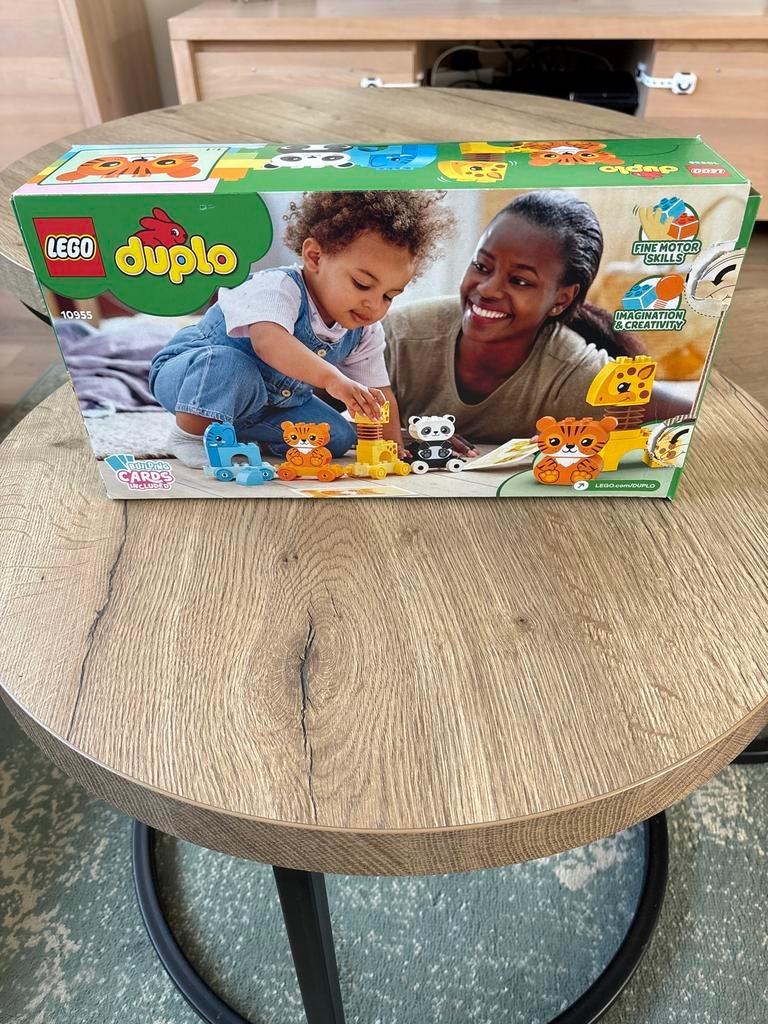 LEGO Duplo 10955 Dierentrein, Ophalen, Zo goed als nieuw, Complete set, Duplo