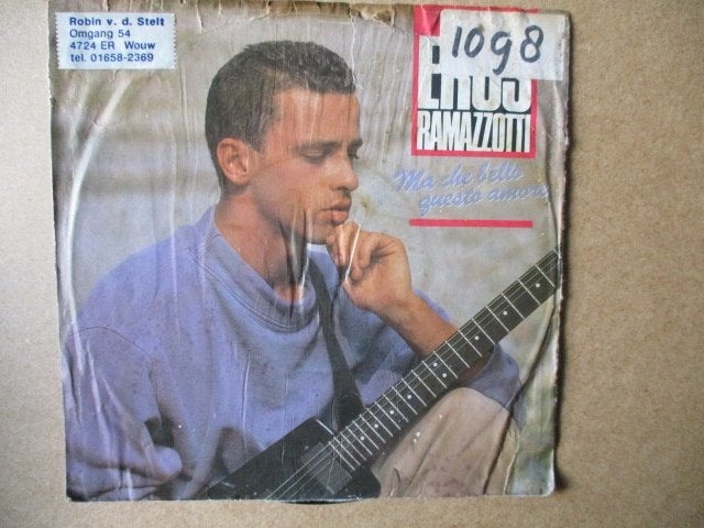 s4104 eros ramazzotti - ma che bello questo amore, Ophalen, Gebruikt, 7 inch, Overige genres