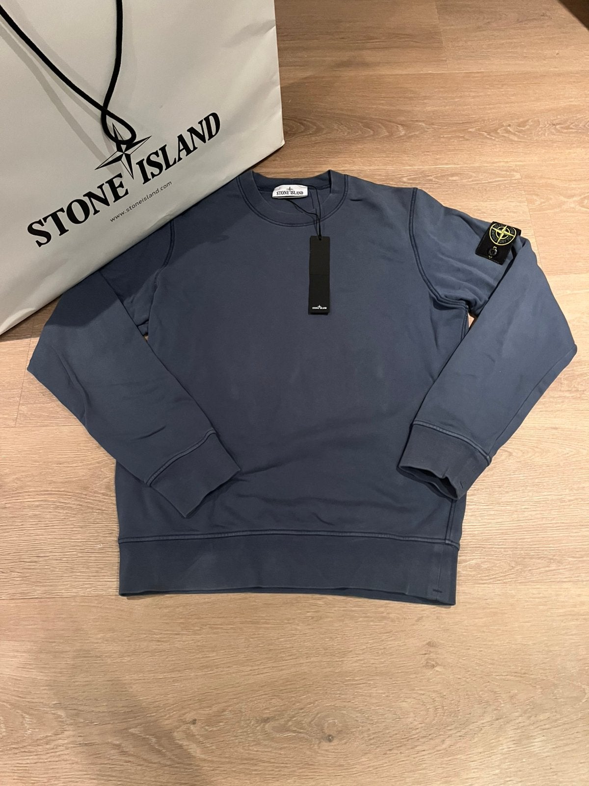 Stone island trui, Verzenden, Zo goed als nieuw, Maat 48/50 (M), Blauw