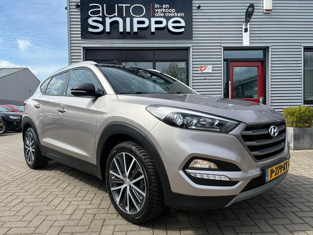 Hyundai Tucson 1.6 T-GDi Passion 4WD -AUTOMAAT-TREKHAAK-1600, Auto's, Hyundai, Automaat, Stof, Gebruikt, 4 cilinders