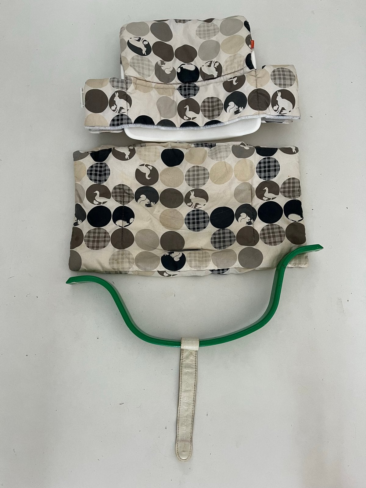 Stokke Tripp Trapp Baby Set met kussen en eetblad, Ophalen of Verzenden, Gebruikt, Meegroeistoel, Aanschuifbaar