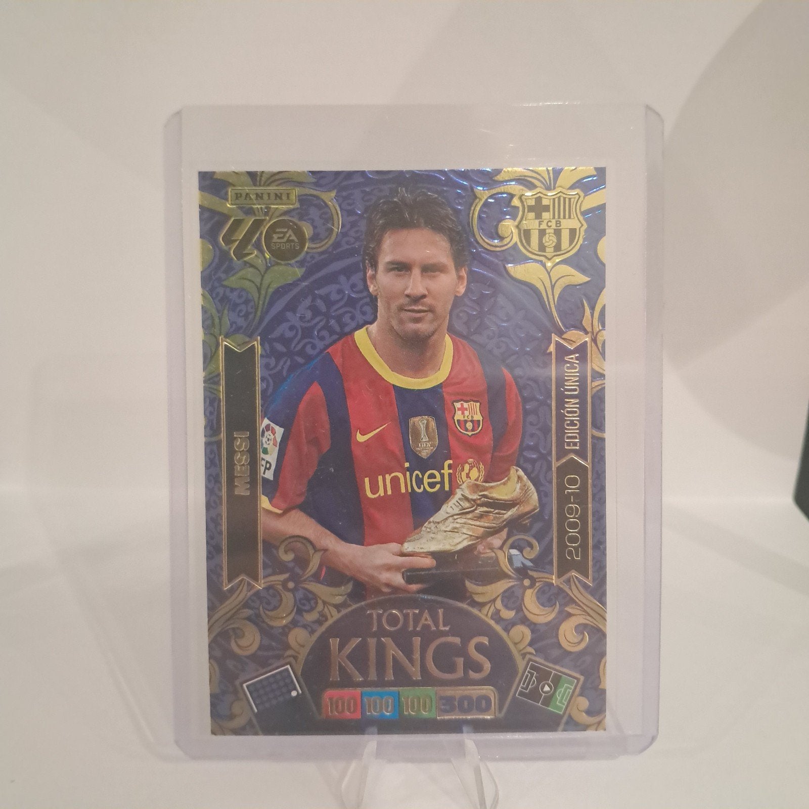 panini total kings lionel messi laliga, Ophalen of Verzenden, Nieuw, Plaatje