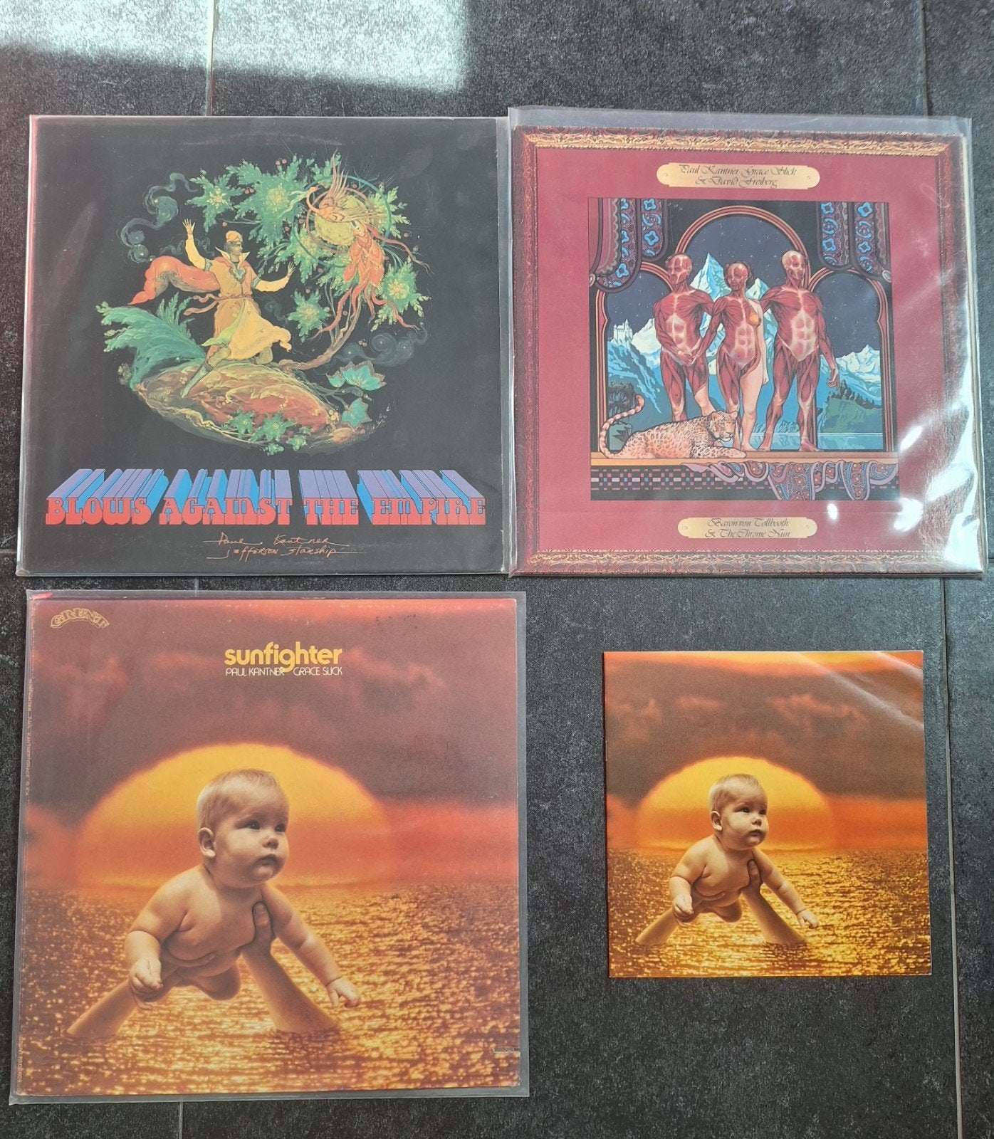 Paul kantner jefferson airplane- 3x vinyl lp orgineel, Verzenden, Zo goed als nieuw, 12 inch, Poprock