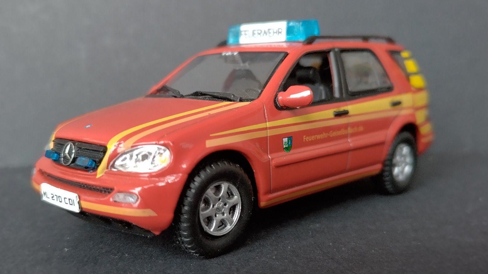 Mercedes Benz ML Feuerwehr 1:43 Eaglemoss Pol, Overige merken, Auto, ., Nieuw