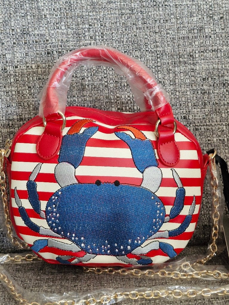 Royal Monk 50's handtas See Crab - NIEUW, Ophalen of Verzenden, Nieuw, Overige kleuren, Handtas
