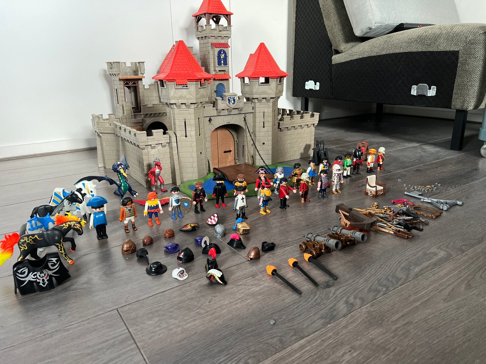 Playmobil ridderkasteel 3268, Ophalen of Verzenden, Zo goed als nieuw